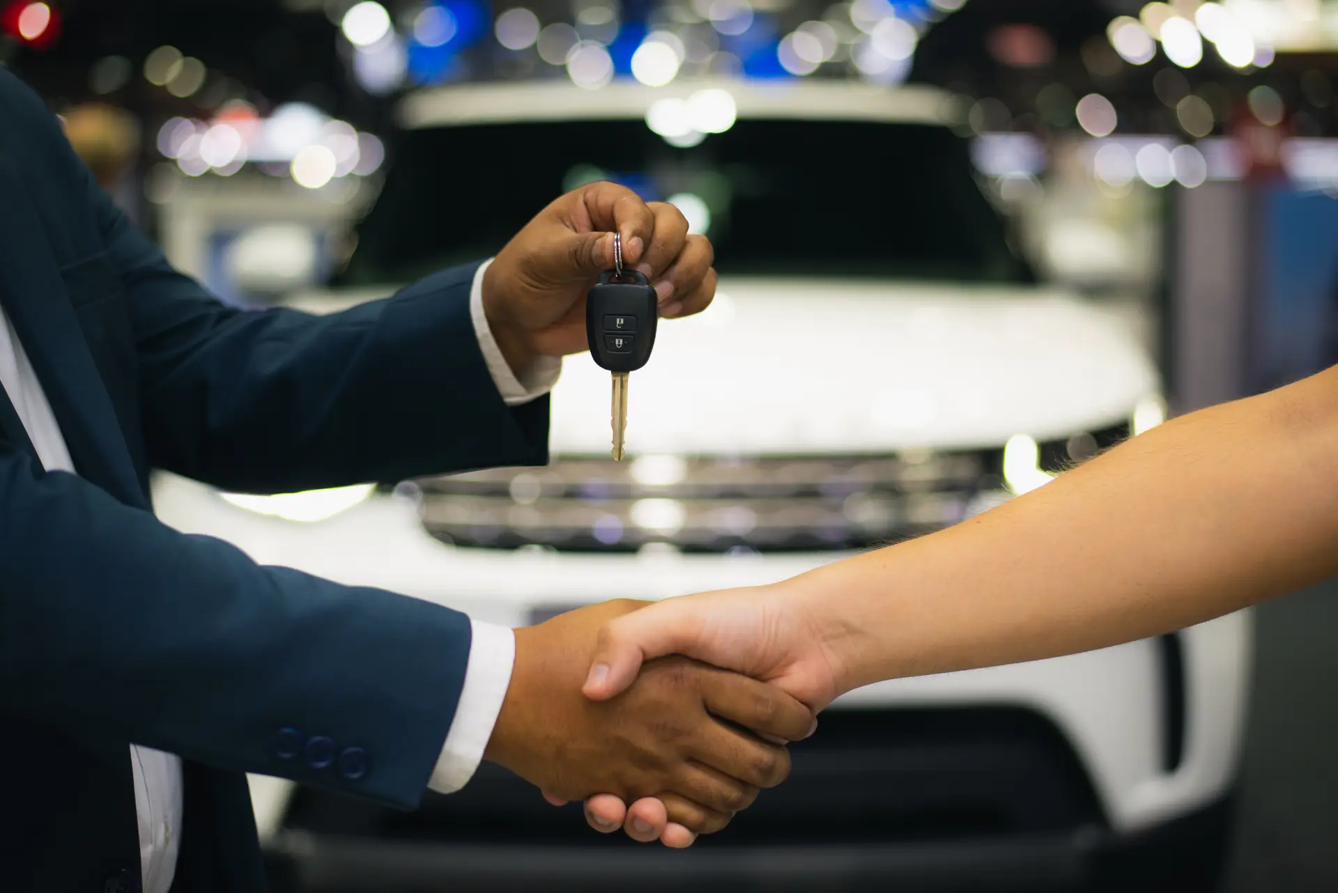 Remise de clés de voiture