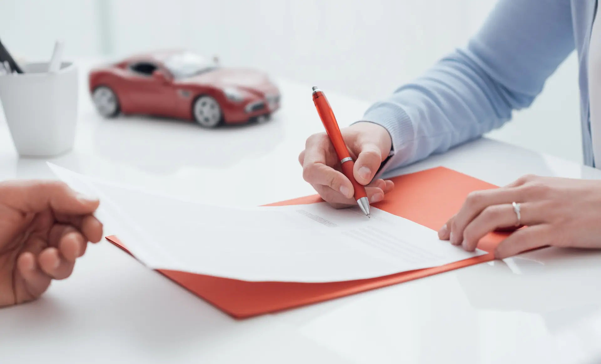 Signature de documents importants